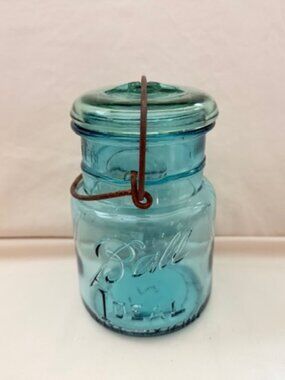 Vintage Ball Wire Top Jar